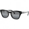 RB7070SM Square Sunglasses for Men for Women + BUNDLEE With Designer iWear Complimentary Eyewear Kit