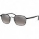 Man Sunglasses Black Frame, Silver Lenses, 50MM