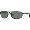 RB3445 Sunglasses + Vision Group Accessories Bundle
