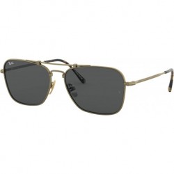 RB8136 Caravan Titanium Square Sunglasses