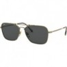 RB8136 Caravan Titanium Square Sunglasses