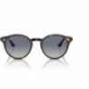 RB2180 Round Sunglasses, Light Havana/Light Grey Gradient Dark Blue, 51 mm