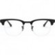 Rx3716vm Clubmaster Metal Square Prescription Eyeglass Frames