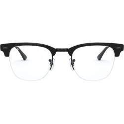 Rx3716vm Clubmaster Metal Square Prescription Eyeglass Frames