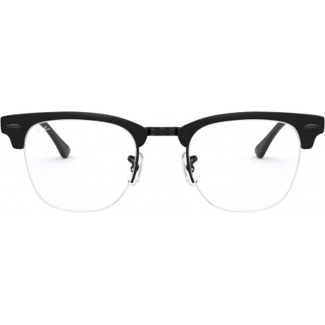 Rx3716vm Clubmaster Metal Square Prescription Eyeglass Frames