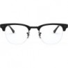 Rx3716vm Clubmaster Metal Square Prescription Eyeglass Frames