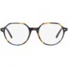 RX5395 Thalia Square Prescription Eyewear Frames, Yellow Blue Havana/Demo Lens, 49 mm