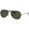 unisex adult Ray-ban Men Rb3362 59 Gunmetal/Green Sunglasses 59mm sunglasses, Gunmetal Green Classic