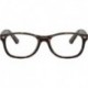 Rx5184f New Wayfarer Low Bridge Fit Square Prescription Eyewear Frames