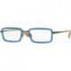 RX6337-2620 Eyeglasses, Rubber Blue Frame 53mm w/Clear Demo Lens