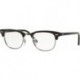 Clubmaster Square Eyeglasses, Tortoise, 49 mm