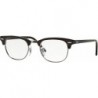 Clubmaster Square Eyeglasses, Tortoise, 49 mm