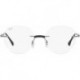 Rx8768 Titanium Round Prescription Eyeglass Frames