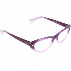 RX5242 Oval Prescription Eyewear Frames, Violet Faded Opal Pink, 53 mm