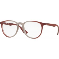 RX7046-5819 Eyeglasses, Light Brown/Brordeaux Gradient Frame 51mm w/Clear Demo Lens