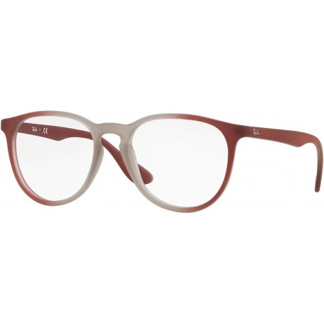 RX7046-5819 Eyeglasses, Light Brown/Brordeaux Gradient Frame 51mm w/Clear Demo Lens
