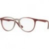 RX7046-5819 Eyeglasses, Light Brown/Brordeaux Gradient Frame 51mm w/Clear Demo Lens