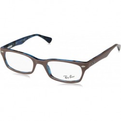 RX5150-5715 EYEGLASSES TOP LIGHT BROWN ON HAVANA BLUE 50MM