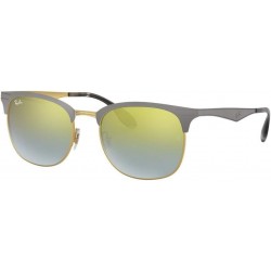 Ray Ban Man Sunglasses, Grey Lenses Metal Frame, 53mm