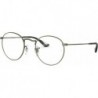 RX3447v Round Metal Prescription Eyeglass Frames