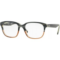 RX5340-5543 Blue Horn Grad Trasp Brown Eyeglasses w/Demo Lens