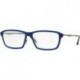 RX7038-5451 Matte Dark Blue Eyeglasses w/demo lens 53mm