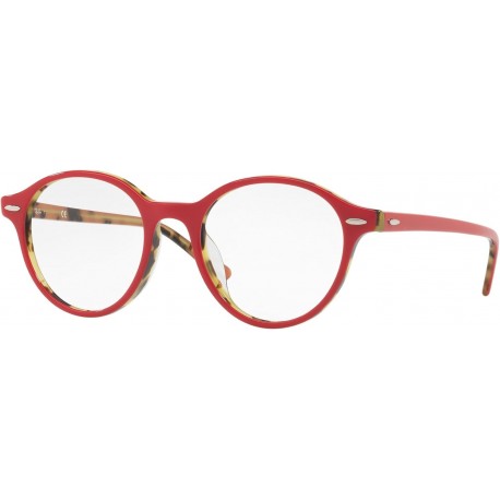 RX7118F - 5714 EYEGLASSES TOP BORDEAUX ON GREEN HAVANA 50MM