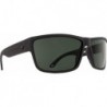 Optic Rocky Sunglasses, Matte Black/Happy Gray/Green Polar, 64 mm