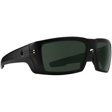 Rebar ANSI Certified Sunglasses Matte Black with Happy Gray Green Polarized Lens