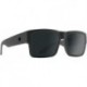 Cyrus Sunglasses Soft Matte Dark Gray with Happy Polarized Lens + Hard Case
