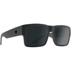 Cyrus Sunglasses Soft Matte Dark Gray with Happy Polarized Lens + Hard Case