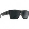 Cyrus Sunglasses Soft Matte Dark Gray with Happy Polarized Lens + Hard Case