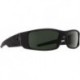 Hielo Sunglasses Soft Matte Black w/ Happy Grey Green Polarized Lens 670375973864