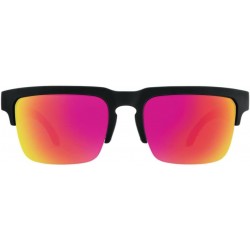 Optic Cyrus 50/50, Square Semi-rimless Sunglasses, Color and Contrast Enhancing Lenses