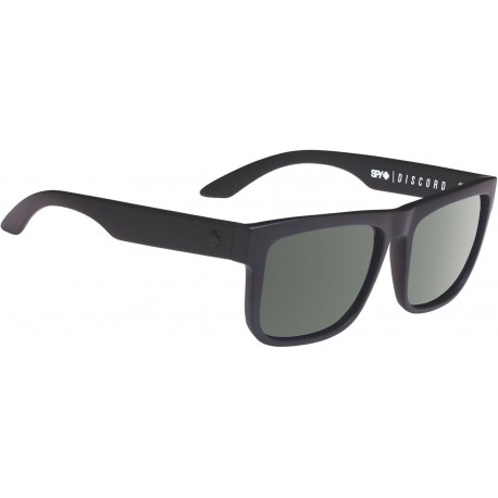 Optic Discord Sunglasses (Soft Matte Black,Happy Grey Green Polar)