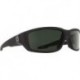 Dirty Mo Sunglasses Soft Matte Black w/ Happy Grey Green Polarized Lens 670937219864
