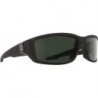 Dirty Mo Sunglasses Soft Matte Black w/ Happy Grey Green Polarized Lens 670937219864