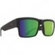 Optic Cyrus Sunglasses Matte Black with Happy Bronze Green Spectra Mirror Polarized Lens