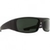 Logan Polarized Sunglasses, Matte Black/Grey