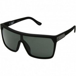 Optic Flynn Sunglasses Soft Matte Black with Happy Gray Green Lens