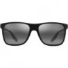Pure Collection Pailolo W/Patented Polarizedplus2 Lenses Rectangular Sunglasses