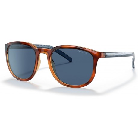 Unisex Sunglasses Honey Havana Frame, Dark Blue Lenses, 53MM