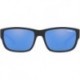 Unisex Sunglasses Matte Black Frame, Green Lenses, 62MM