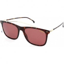 Sunglasses (Safilo Group) Men's CA150/S Polarized Rectangular Sunglasses, DKHAVANA, 55 mm
