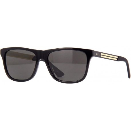 GG0687S - 002 Sunglasses Black w/Grey Polarized lens 57mm