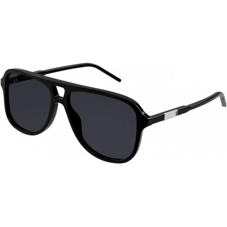 GG1156S 001 Black/Grey Pilot Men's Sunglasses