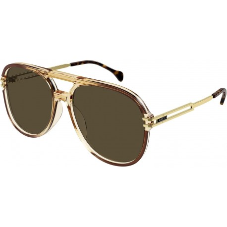 Aviator-Style Acetate Sunglasses
