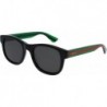 Sunglasses Gucci GG 0003 SN- 006 Black/Grey Green
