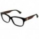 GG0278O Rectangular shape Eyeglasses + Bundle with eSHADES Luxury Eyewear Kit