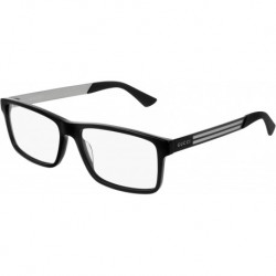GG06920 Men Rectangular Shape Eyeglasses + Bundle with eSHADES Luxury Eyewear Kit